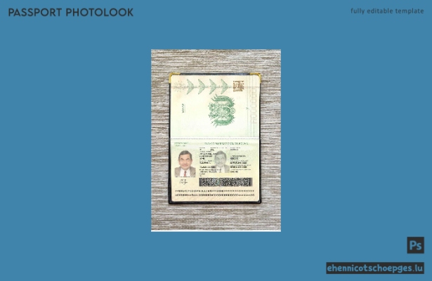 Beispielansicht für ein Passfoto für Bolivien